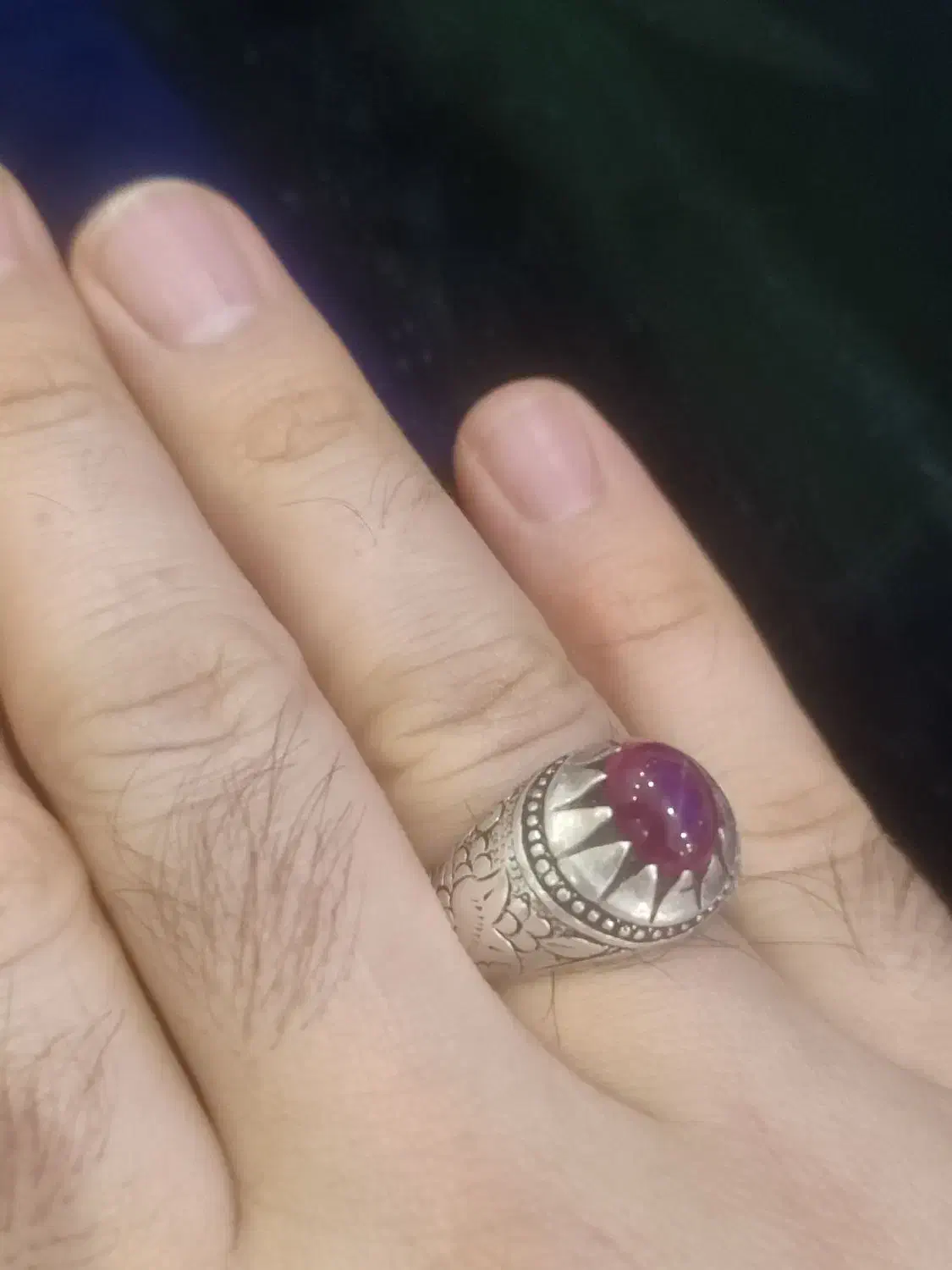 یاقوت ستاره پران|جواهرات|قم, ولیعصر|دیوار