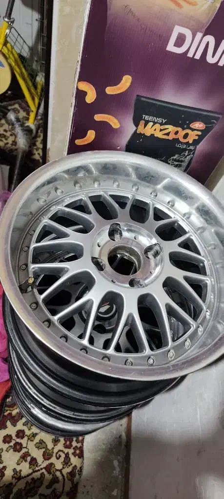 رینگ ۱۶ و اگزوز دست ساز معاوضه|قطعات یدکی و لوازم جانبی|بندر ماهشهر, |دیوار