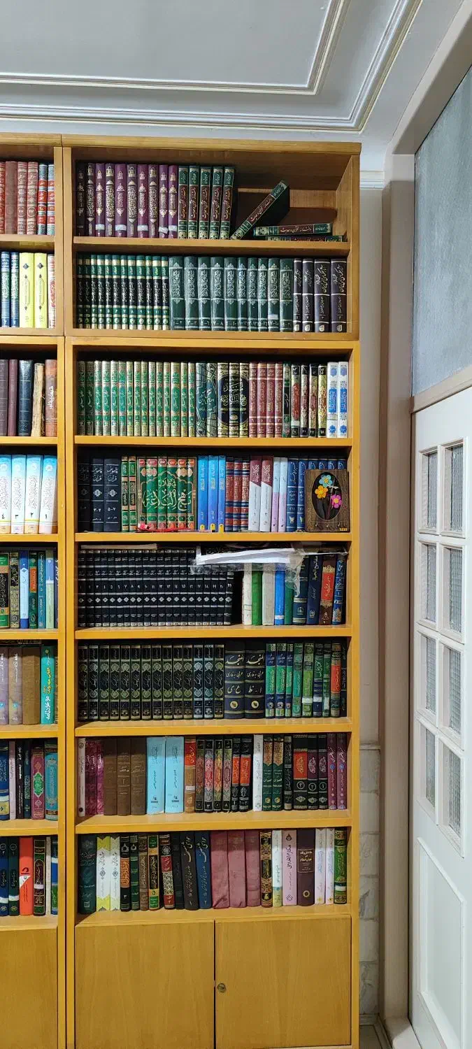 قفس کتاب علمایی|کتابخانه، شلف، قفسه‌های دیواری|قم, زنبیل آباد|دیوار