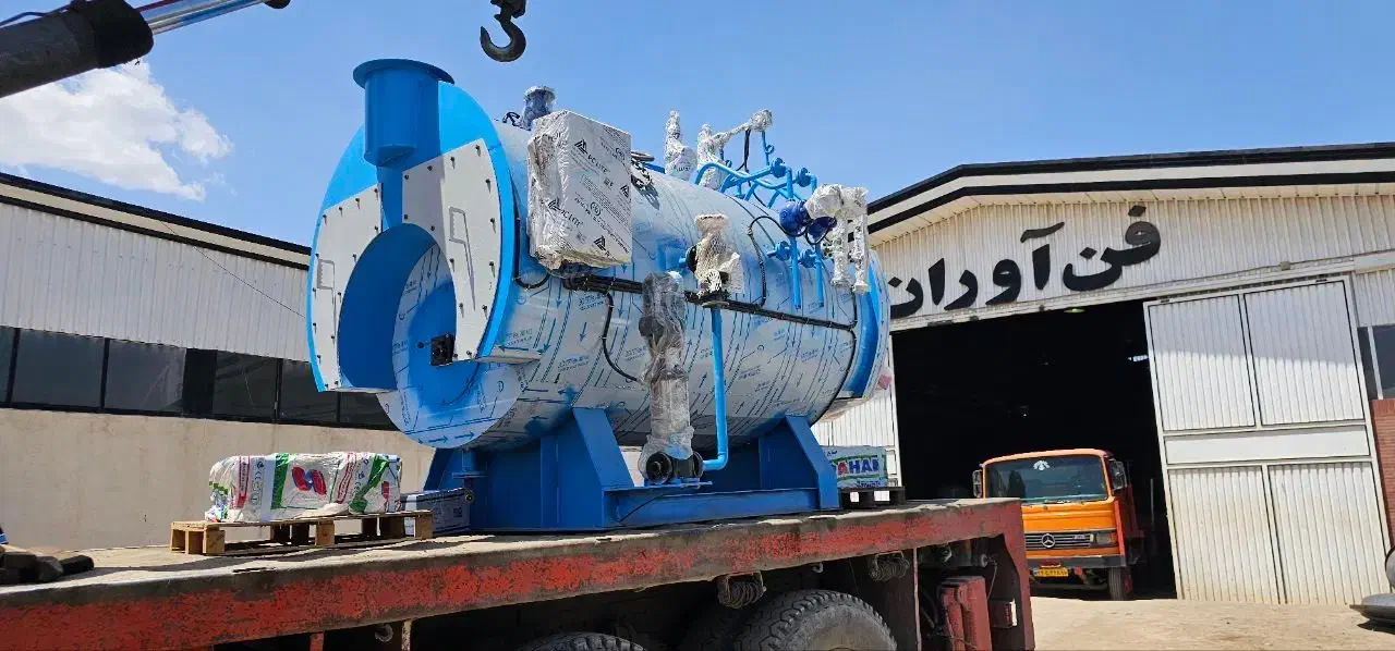 دیگ بخار صنعتی /بویلر فولادی /بویلر آبگرم/روغن داغ|ماشین‌آلات صنعتی|شیراز, شیشه‌گری|دیوار