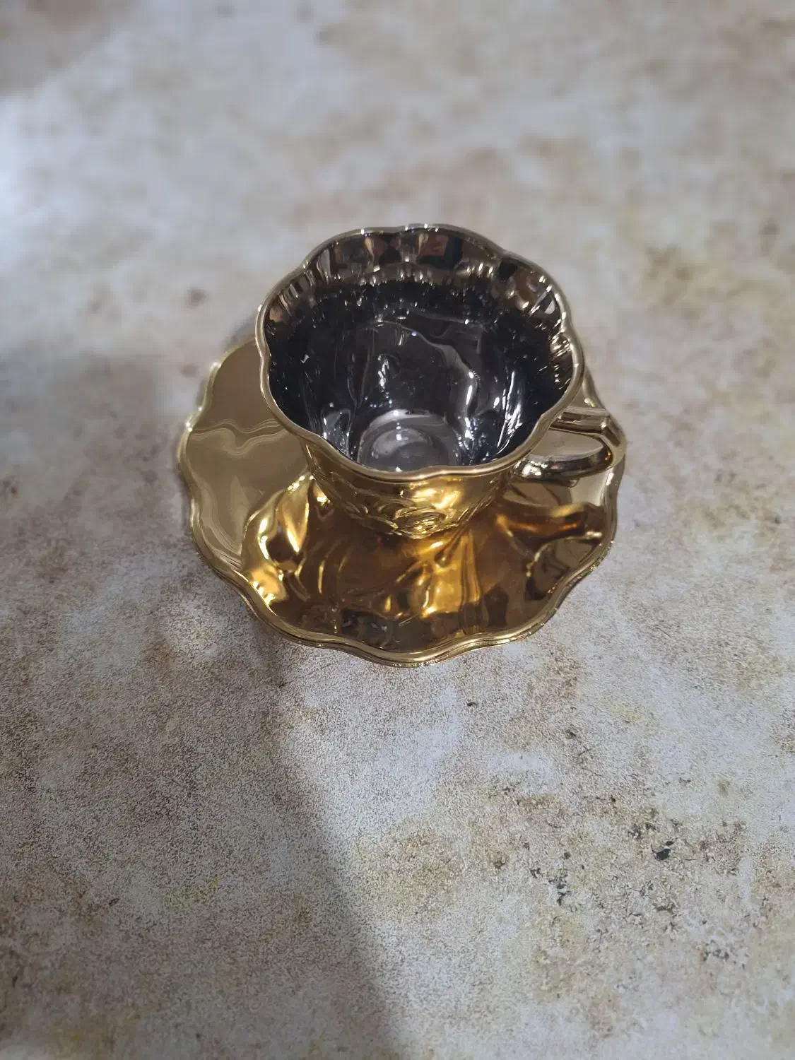 یه دست استکان ونعلبکی و قندان|ظروف سرو و پذیرایی|بابل, |دیوار