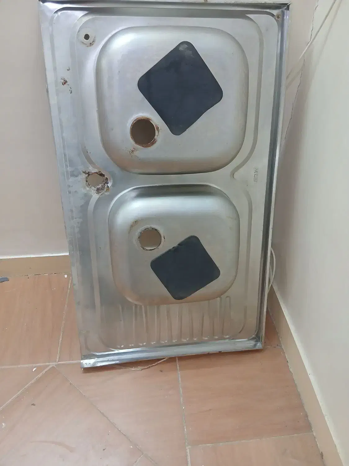 سینک ظرفشویی|آب‌چکان و نظم‌دهنده ظروف|اهواز, فاز ۲ پادادشهر|دیوار