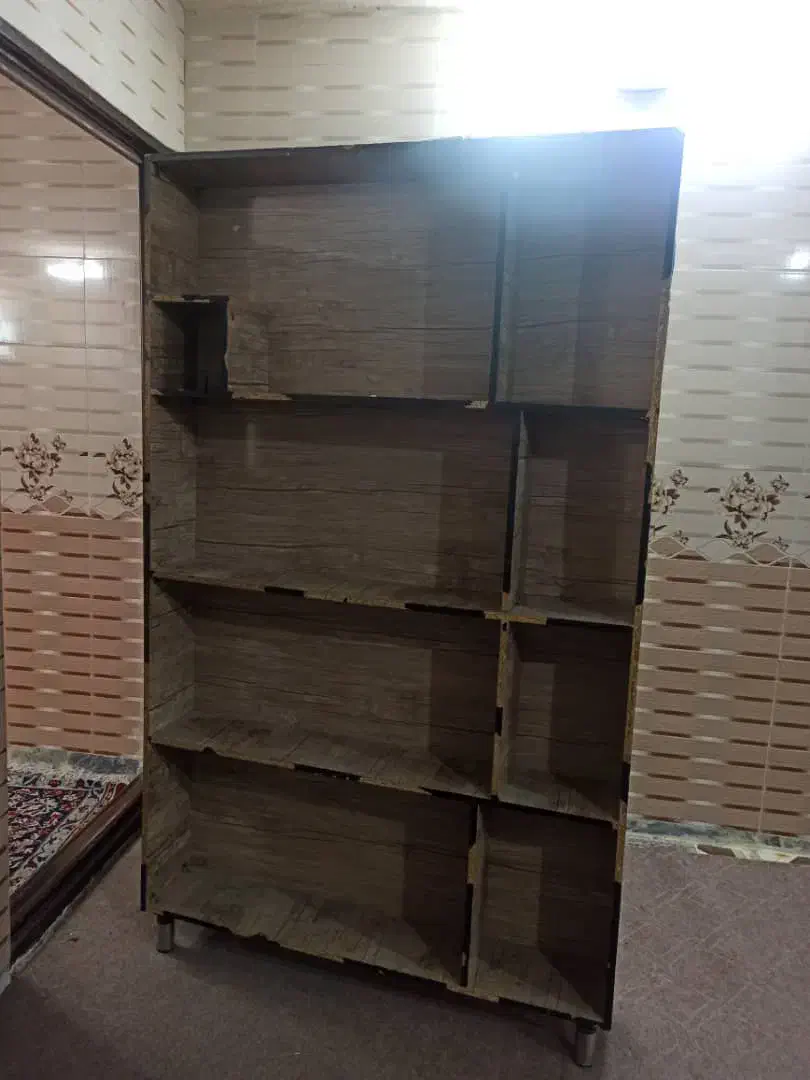 قفسه نظم دهنده مغازه|کتابخانه، شلف، قفسه‌های دیواری|خرم‌آباد, |دیوار