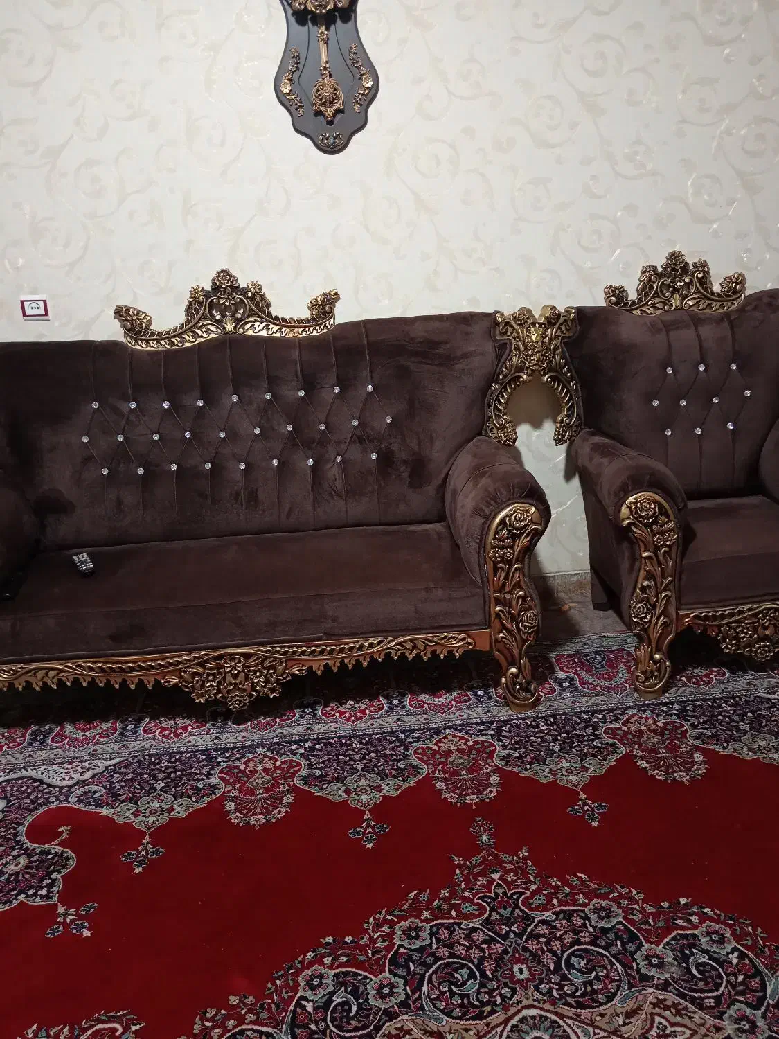 مبل نیم سلطنتی 7 نفره در حدنو|مبلمان خانگی و میز عسلی|شیراز, بهارستان|دیوار