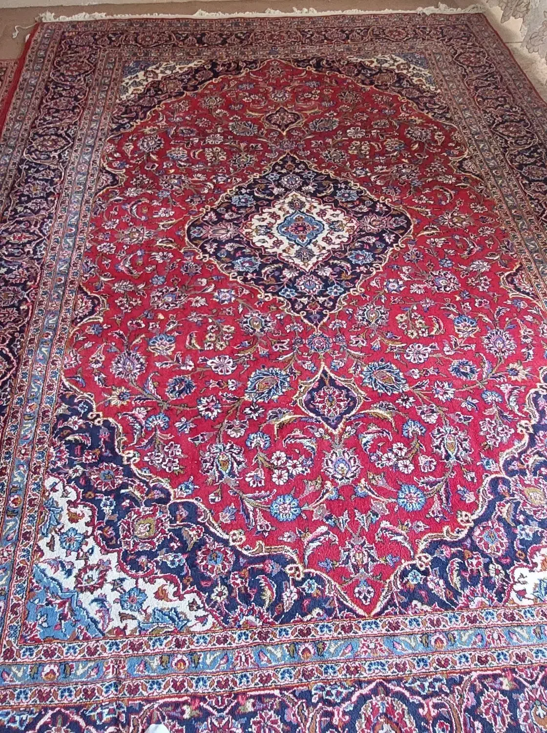 دو تخته فرش دستبافت نقشه کاشان با بهترین قیمت|فرش|گلپایگان, |دیوار