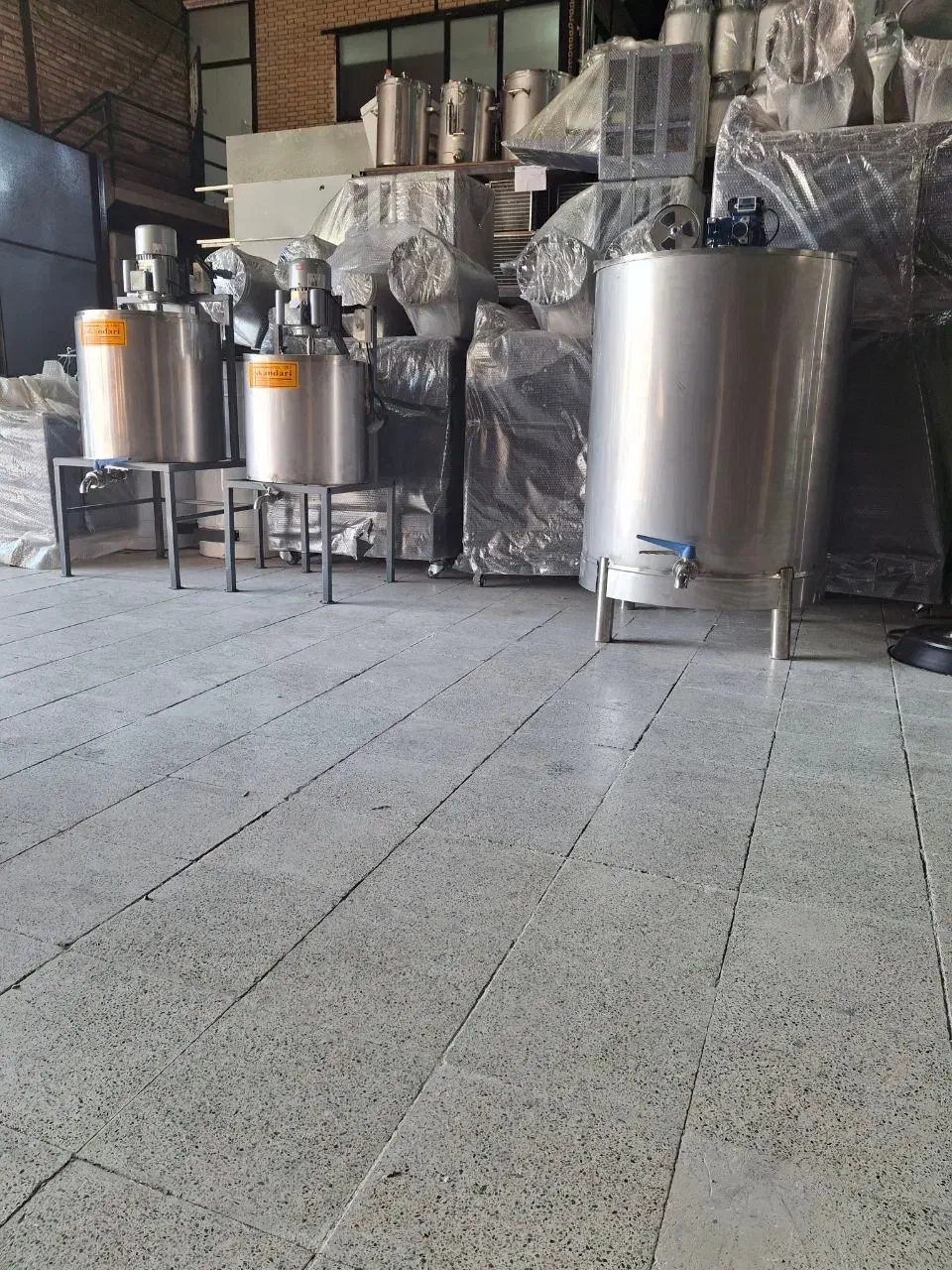 دیگ پاتیل پروسس تانک چلو پز پخت شیر  پلویی برنج|ماشین‌آلات صنعتی|بیرجند, |دیوار