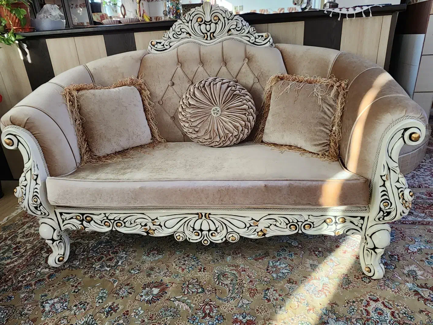 سرویس کامل مبل ۹ نفره|مبلمان خانگی و میز عسلی|طارم, |دیوار