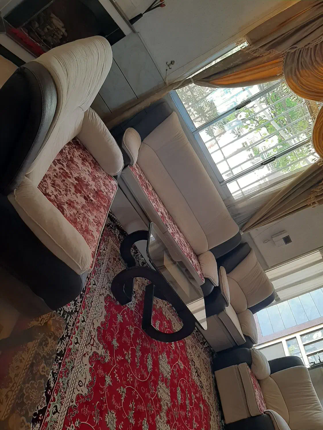 مبل راحتی  ۷ نفره ومیز جلو مبلی|مبلمان خانگی و میز عسلی|بجنورد, |دیوار