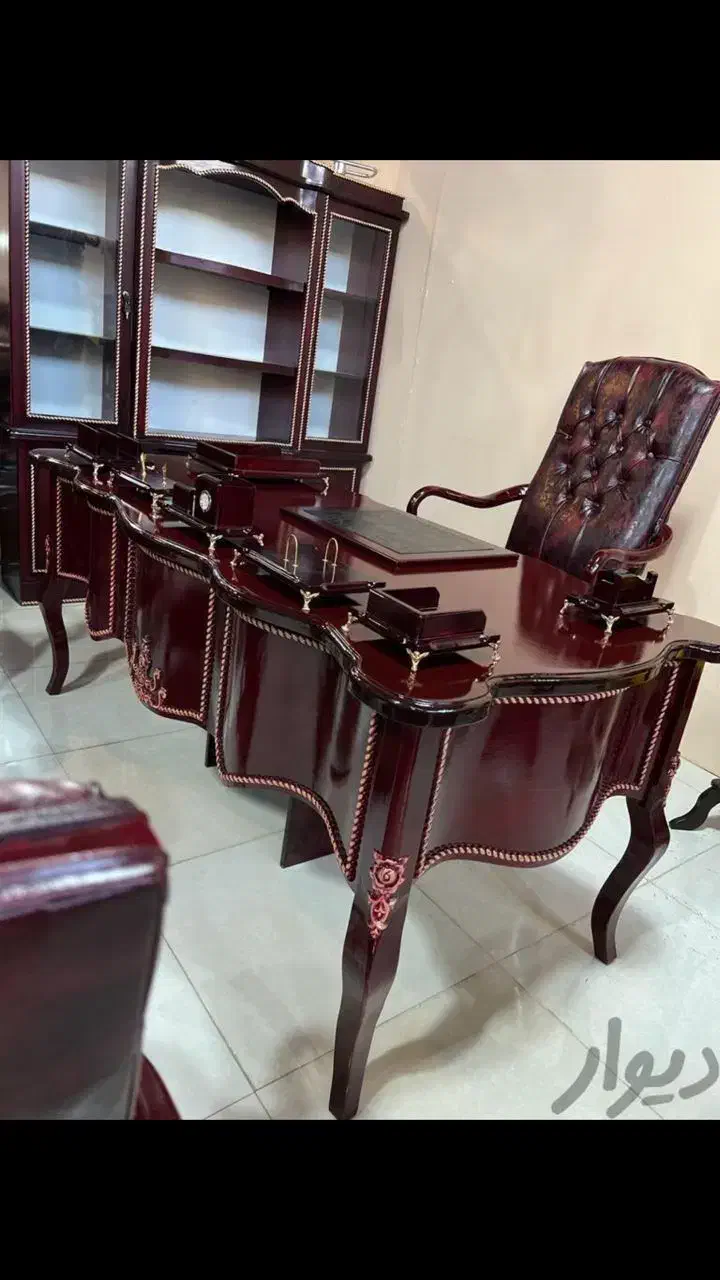 مبلمان اداری دسته چوبی کلاسیک صندلی|دفتر کار|اصفهان, رحیمآباد|دیوار
