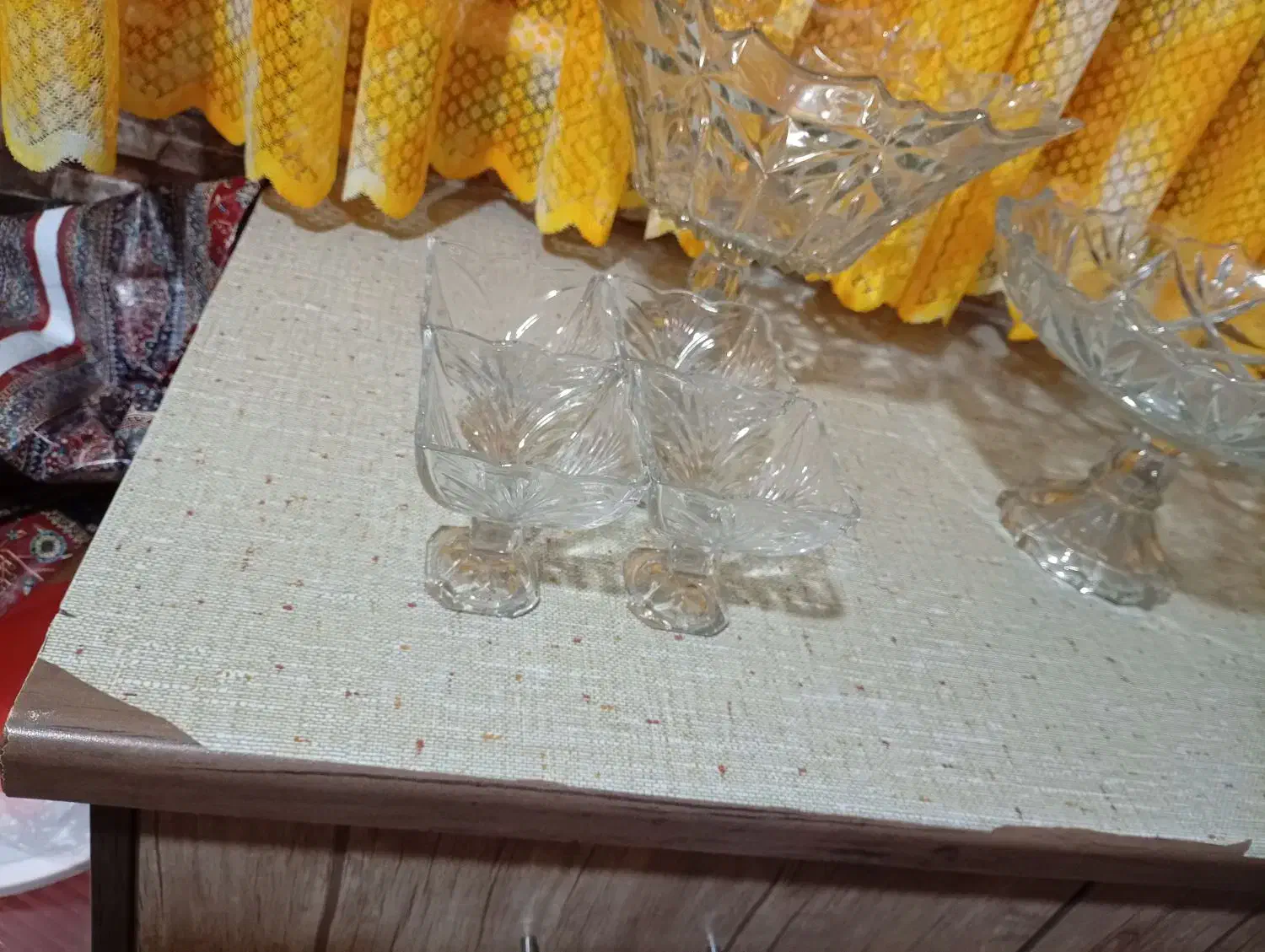 سرویس کریستال آرکوپال و چینی سرویس پذیرایی|ظروف سرو و پذیرایی|ملارد, |دیوار