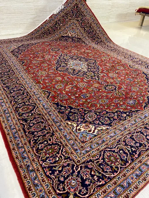 تک ۹ متری کرک کاشان گوشتدار مسی رنگ|فرش|همدان, |دیوار