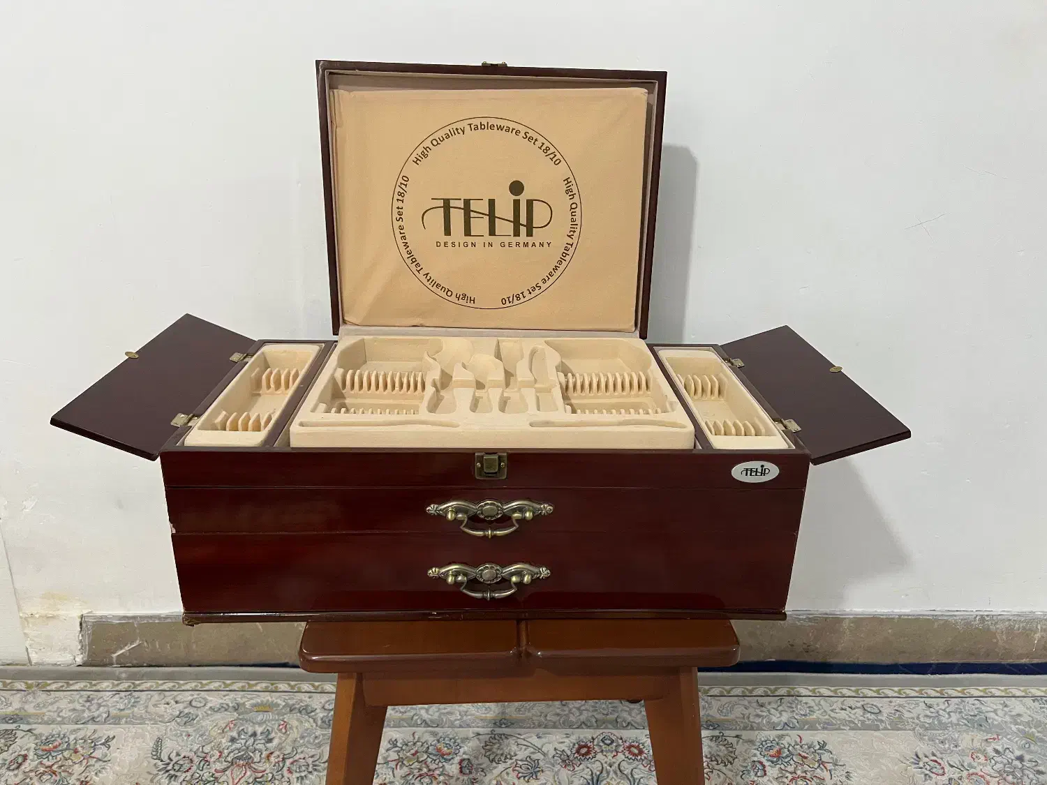 کنسول سرویس قاشق چنگال|ظروف سرو و پذیرایی|شیراز, تندگویان|دیوار