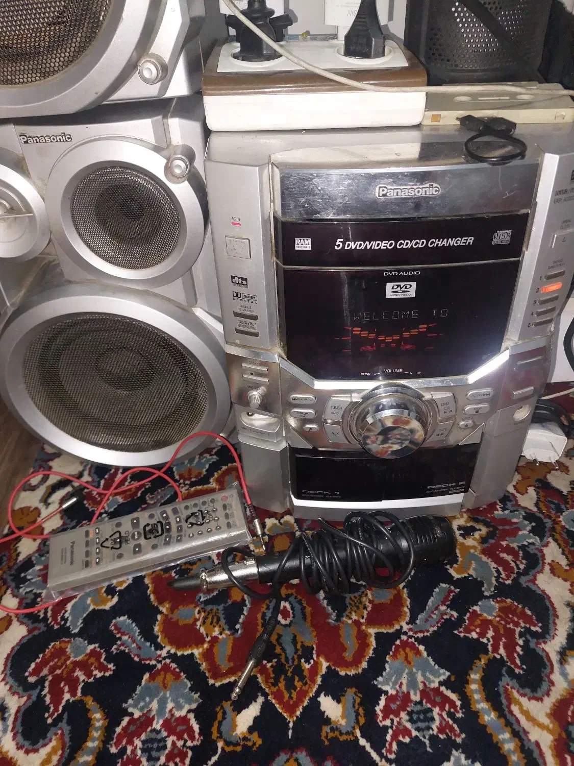 ضبط باند پاناسونیک باکنترل صدای قوی|سیستم صوتی خانگی|چهاردانگه (تهران), |دیوار