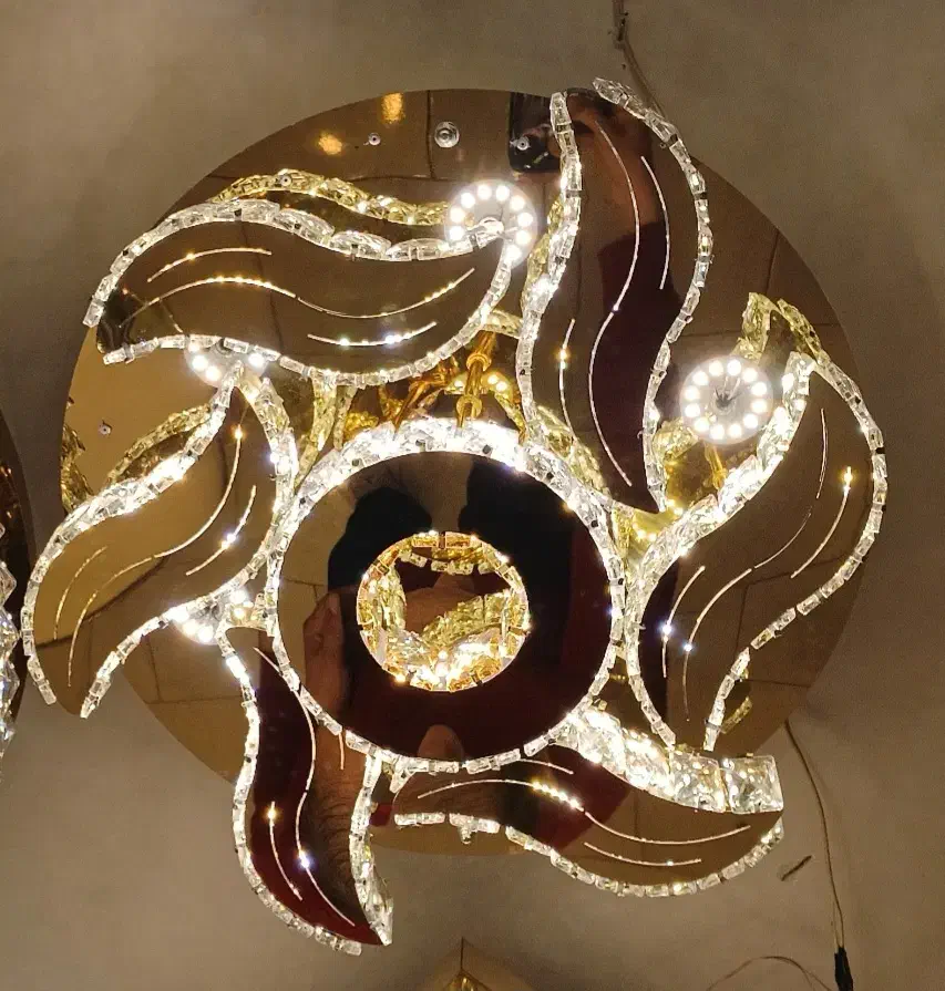 لوستر گریستالی|لوستر و چراغ آویز|تبریز, |دیوار