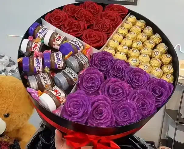 گلهای روبانی وبوکت خرسی|صنایع دستی و سایر لوازم تزئینی|رشت, حمیدیان|دیوار