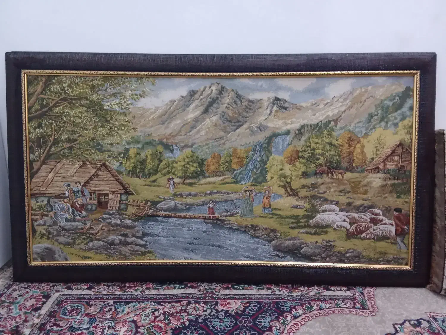 تابلو|تابلو فرش|مشهد, کوشش|دیوار