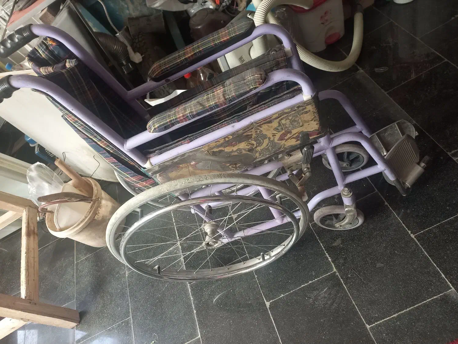 ویلچر سایز کوچک وکاملا سالم|آرایشی، بهداشتی، درمانی|خرمدره, |دیوار