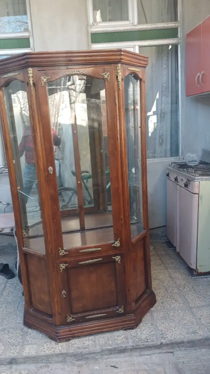 بوفه تمام چوبی|بوفه، ویترین، کنسول|اردبیل, |دیوار