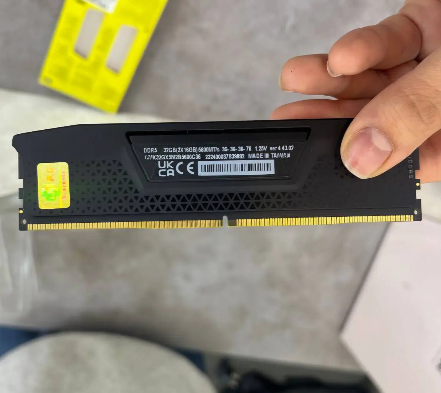 ram ddr5 corsair 16GB 5600mhz|قطعات و لوازم جانبی رایانه|رشت, نیکمرام|دیوار
