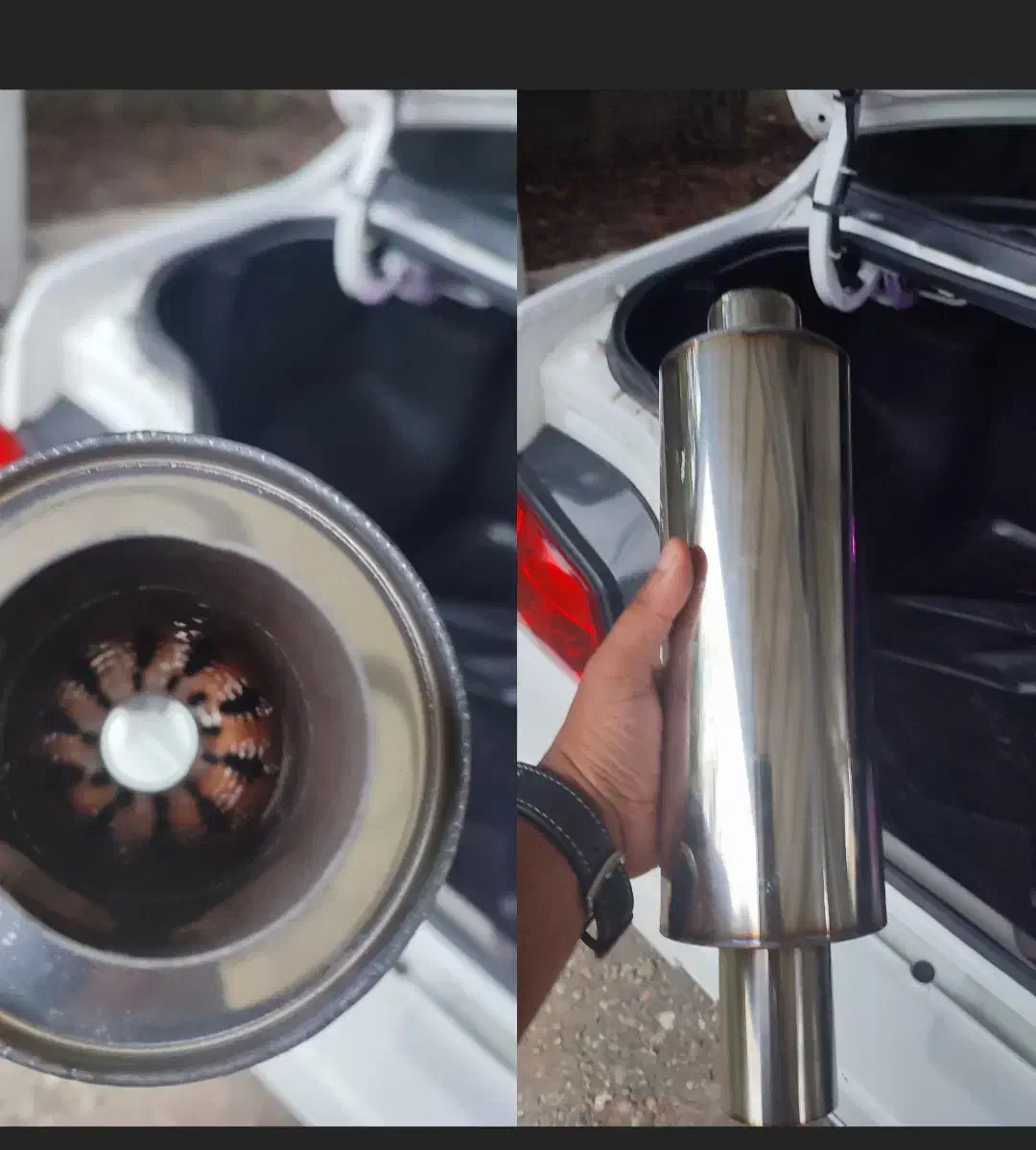 اگزوز منبع ۱۰۶ استیل|قطعات یدکی و لوازم جانبی|تالش, جوکندان|دیوار