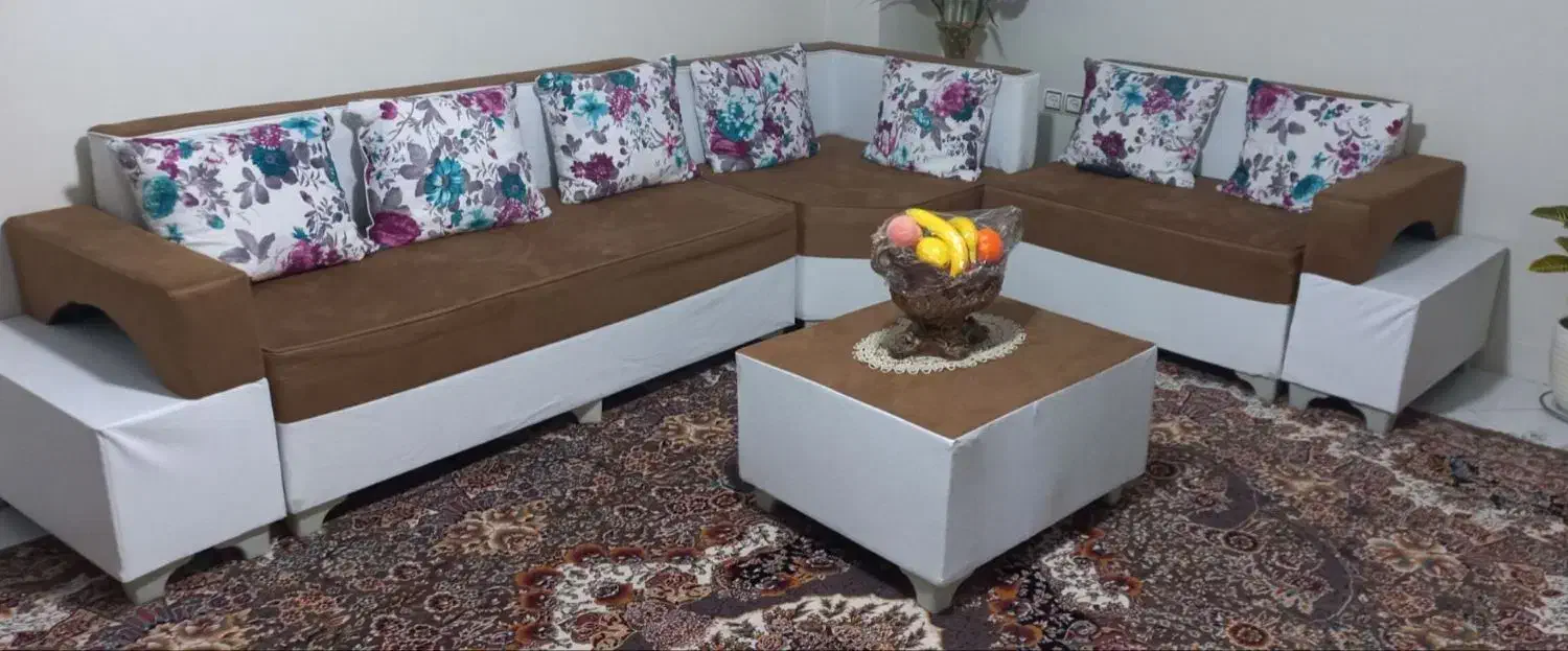 مبل ال  اقتصادی|مبلمان خانگی و میز عسلی|چهاردانگه (تهران), |دیوار