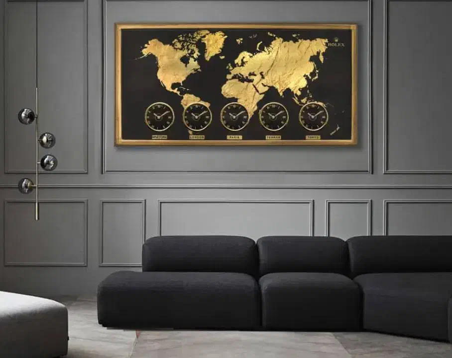 ساعت۵زمانه|ساعت دیواری و تزئینی|مشهد, موسوی قوچانی|دیوار