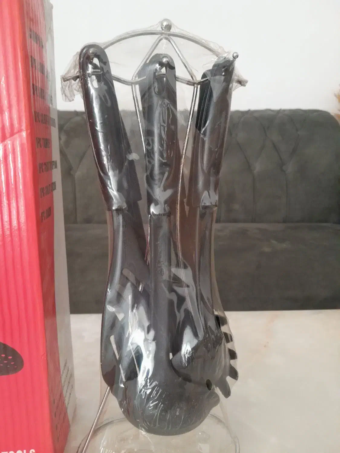 ست کفگیر و ملاقه پایه دار|ظروف پخت‌وپز|بابل, |دیوار