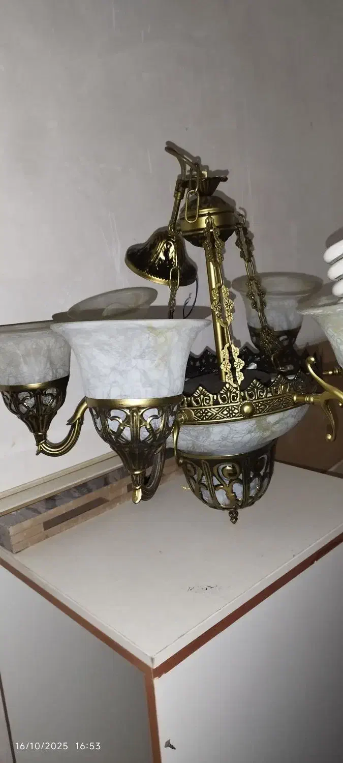 لوستر شش شاخه|لوستر و چراغ آویز|تبریز, |دیوار