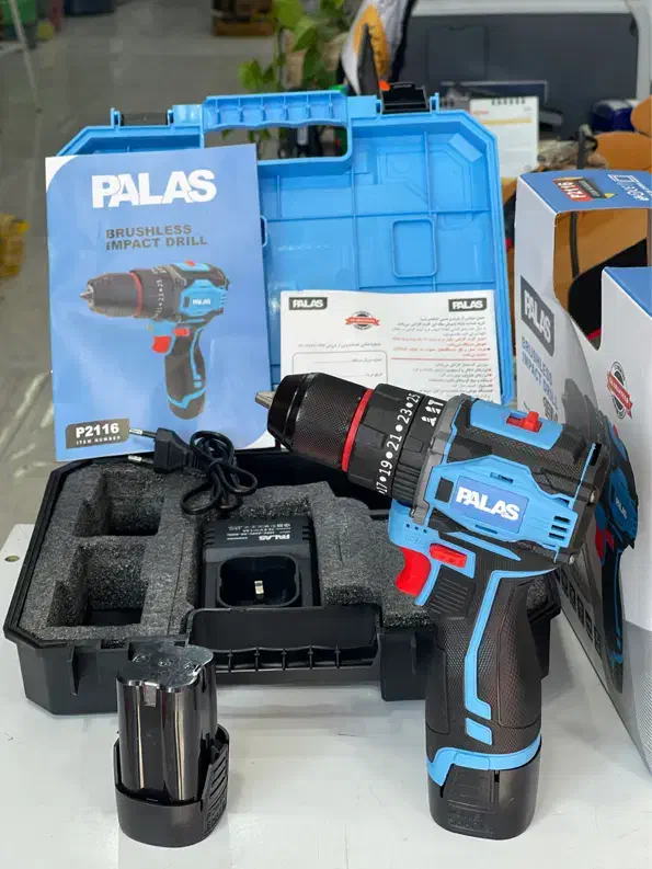 دریل شارژی پالاس دریل شارژی براشلس چکشی پالاس|ماشینآلات صنعتی|شیراز, سعدیه جنوبی|دیوار