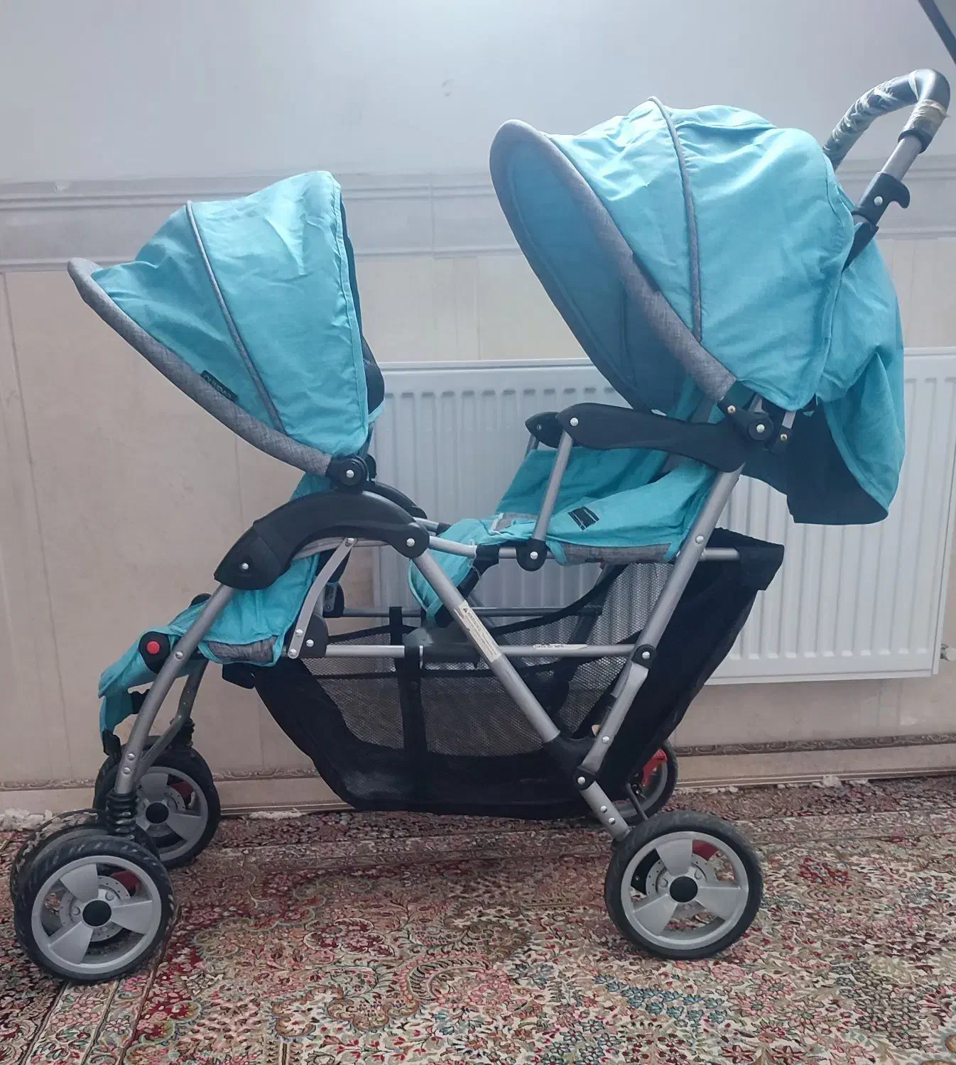 فروش کالسکه دوقلو مارک ایون فلو آمریکایی|کالسکه و لوازم جانبی|زرند, |دیوار