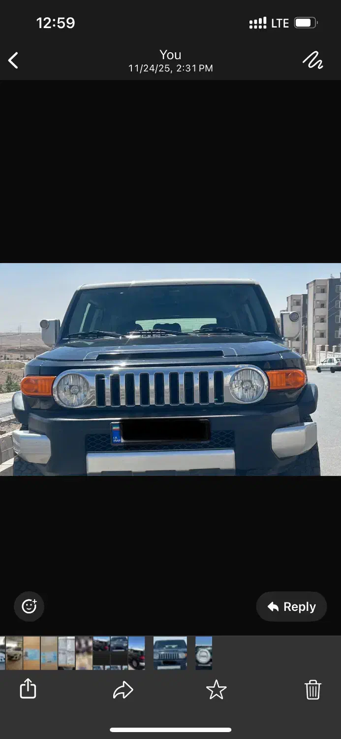 اجاره خودرو تویوتا اف جی کروز فول اکستریم ۲۰۱۲|خودرو اجارهای|تهران, جردن|دیوار