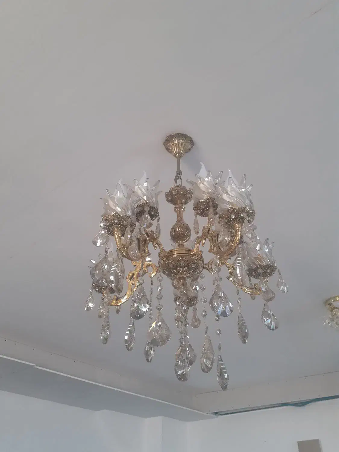 لوستر تمام برنزی|لوستر و چراغ آویز|مشگین شهر, |دیوار