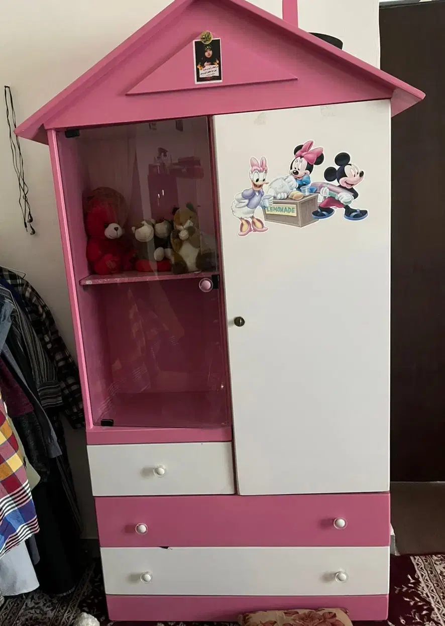 کمد کودک|تخت و سرویس خواب|رفسنجان, |دیوار