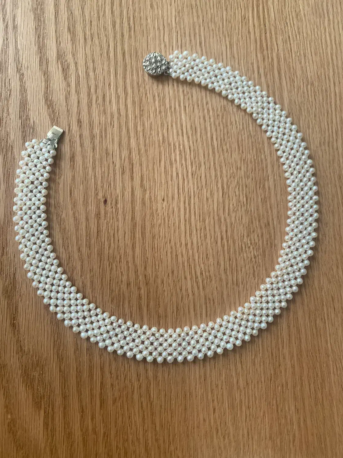 گردنبندمرواریداصل چوکرریزبافت|جواهرات|تهران, آسمان|دیوار