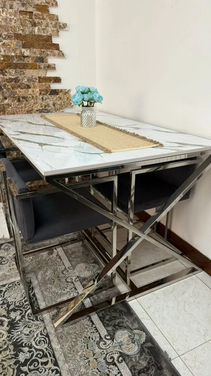 میز ناهار خوری ۴نفره|میز و صندلی غذاخوری|اندیشه, اندیشه فاز ۵|دیوار