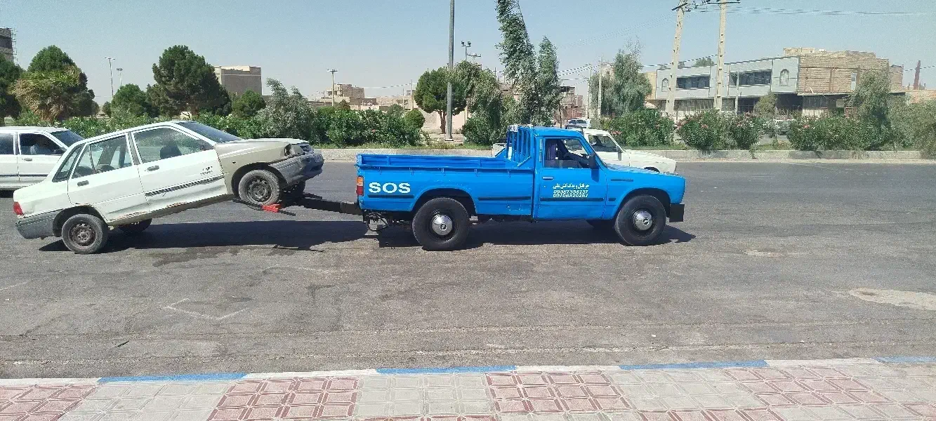 جرثقیل خاور ونیسان یدک کش با چرخگیر شبانه روزی|خدمات حمل و نقل|زابل, |دیوار