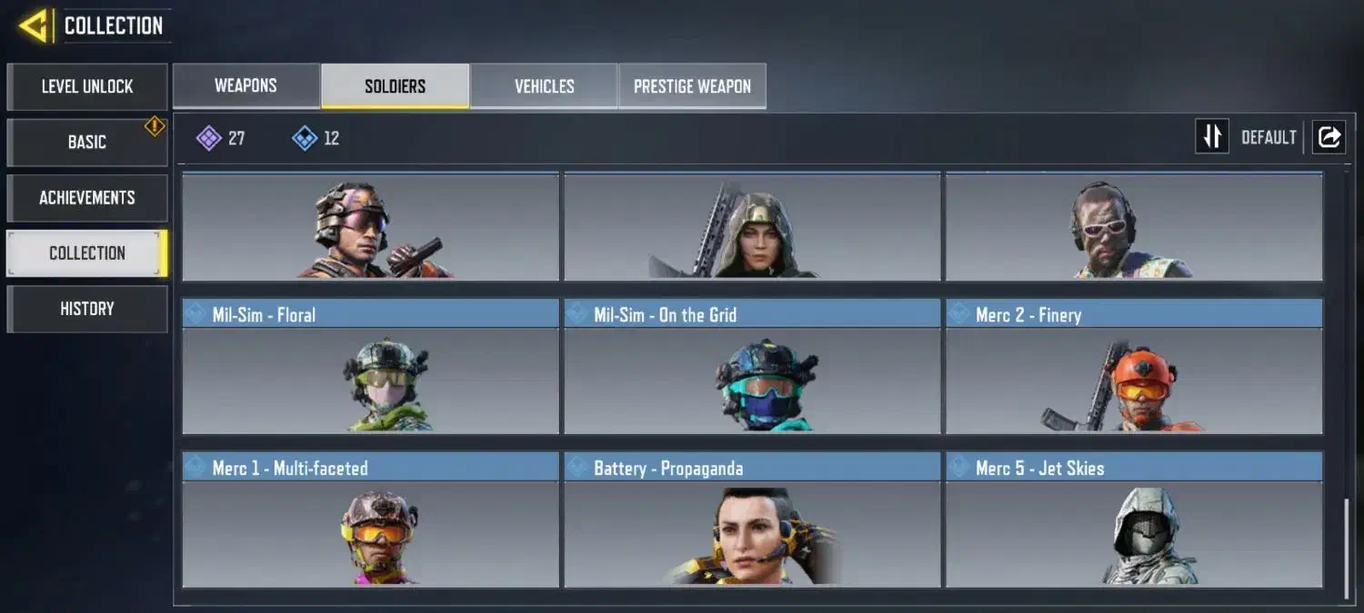 اکانت  کالاف لول ۲۲۱|کنسول، بازی ویدئویی و آنلاین|قم, ولیعصر|دیوار