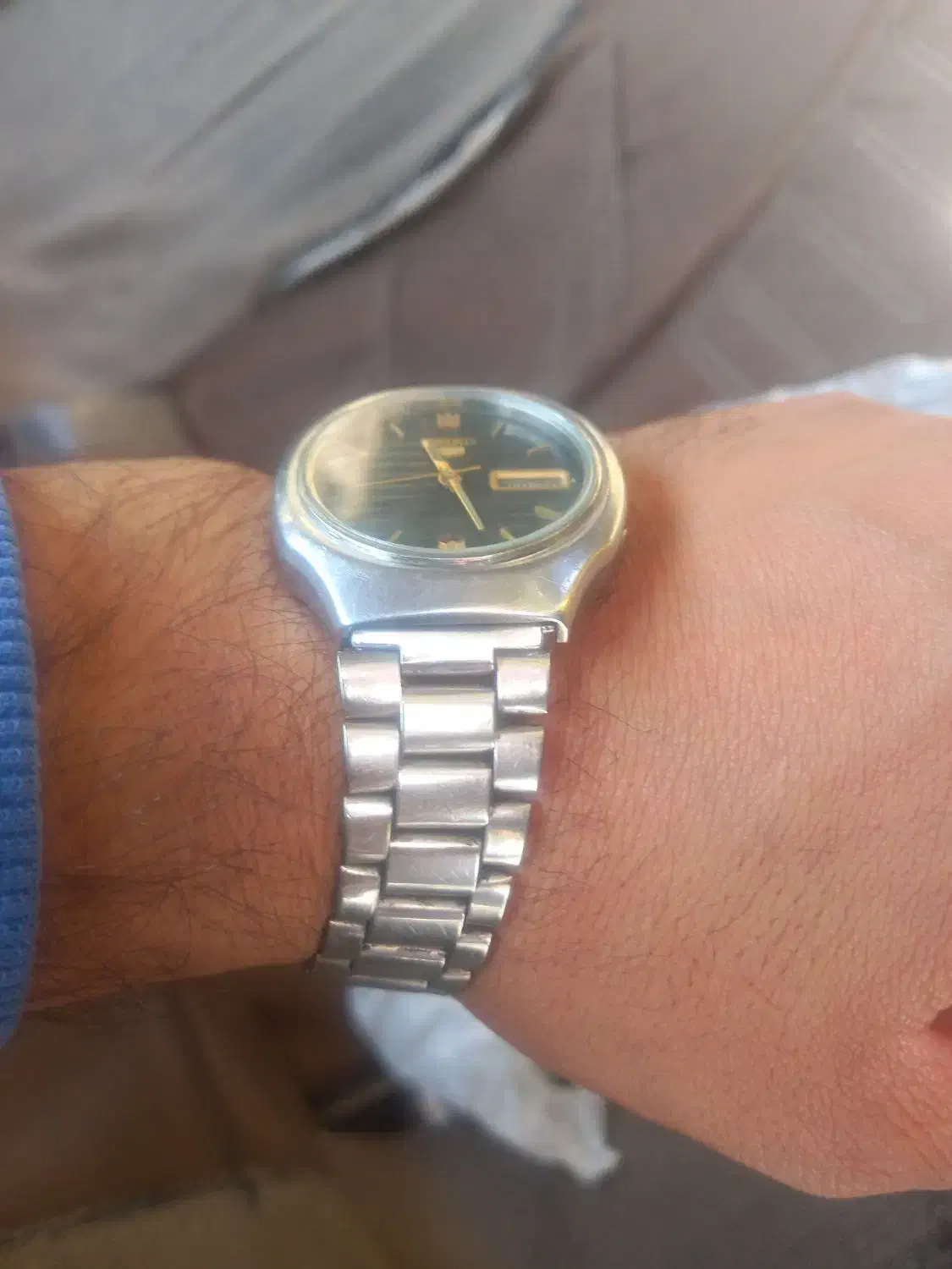 ساعت سکو پنج اصل سالم و دقیق ضد آب قدیمی|کلکسیون و سرگرمی|نهاوند, |دیوار