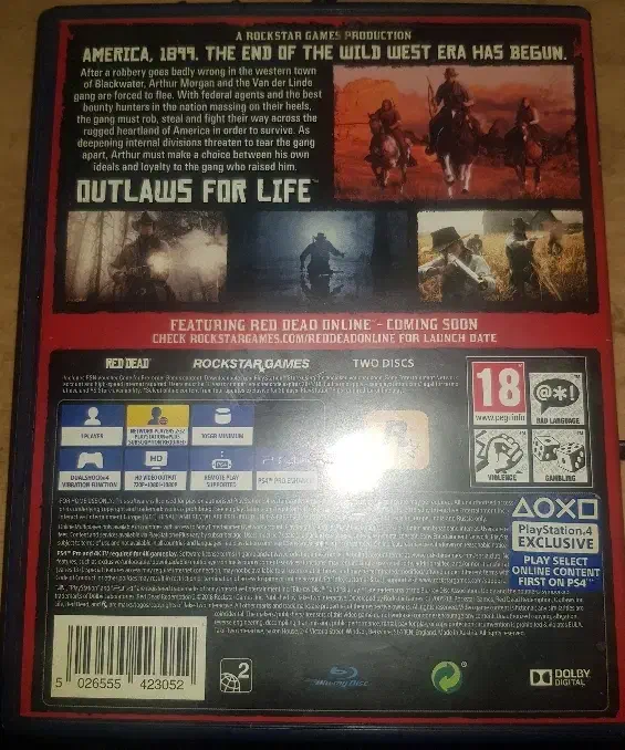 دیسک بازی RDR 2|کنسول، بازی ویدئویی و آنلاین|قم, حنیف نژاد|دیوار