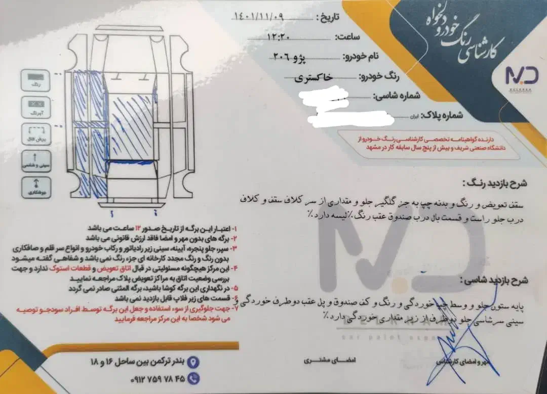 206 تیپ ۵ مدل ۹۵|خودرو سواری و وانت|سیمین شهر, |دیوار