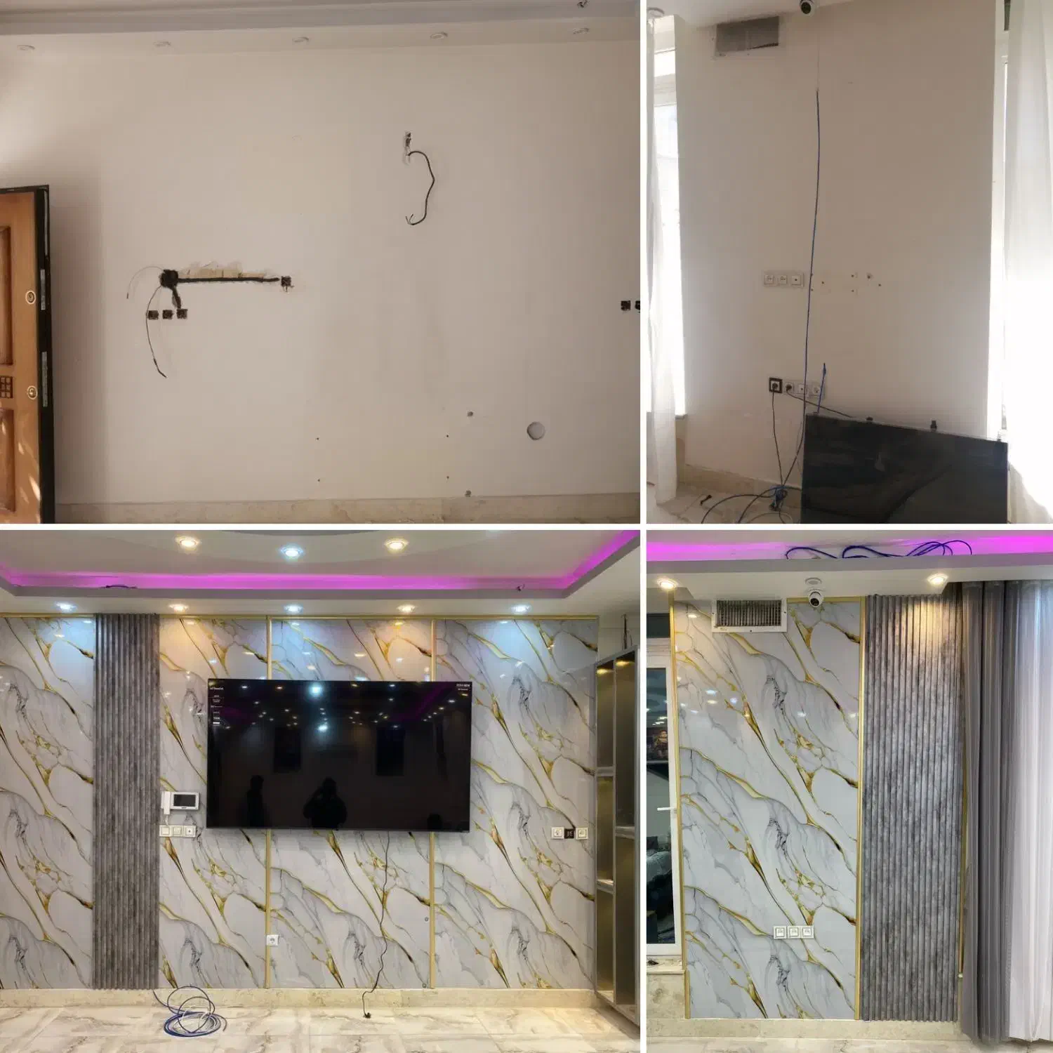 نصاب تخصصی ماربل ترمو چمن مصنوعی برچسب موکت و فنس|خدمات پیشه و مهارت|شیراز, ترمینال باربری|دیوار