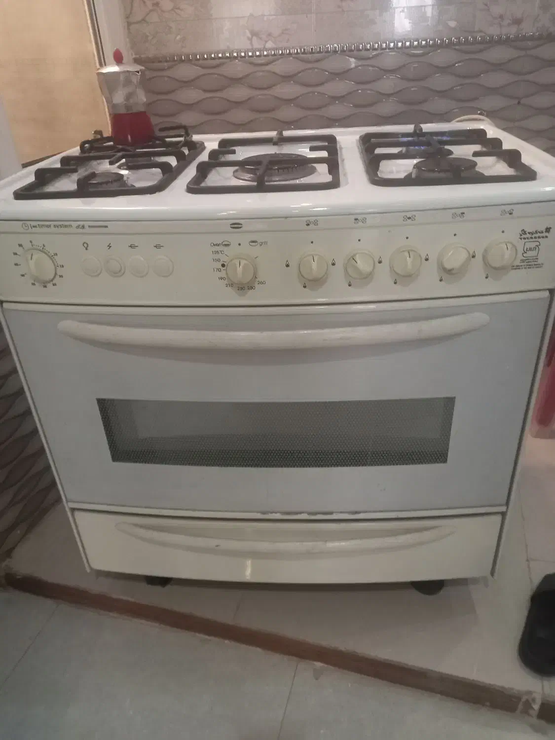 اجاق گاز فر پنج شعله تاکنو|اجاق گاز و لوازم برقی پخت‌وپز|قائم‌شهر, |دیوار