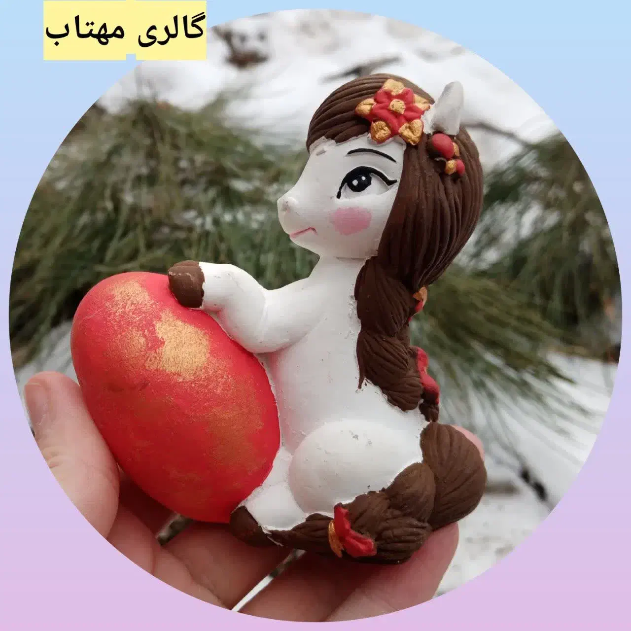 نماد سال اسب|مجسمه، تندیس، ماکت|مشهد, تربیت (صدف)|دیوار