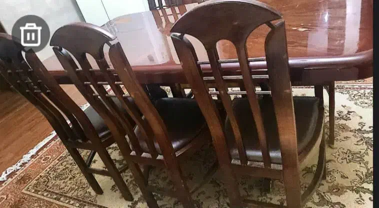 میز ناهار خوری|میز و صندلی غذاخوری|اصفهان, باغ دریاچه|دیوار