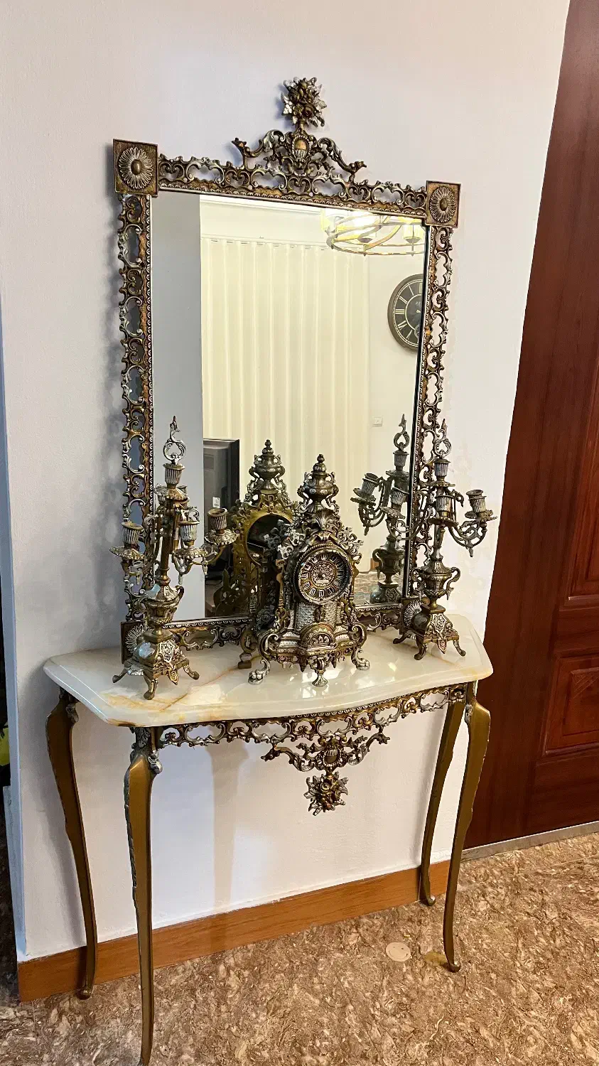 اینه و شمدونی برنز|آینه|نوشهر, |دیوار