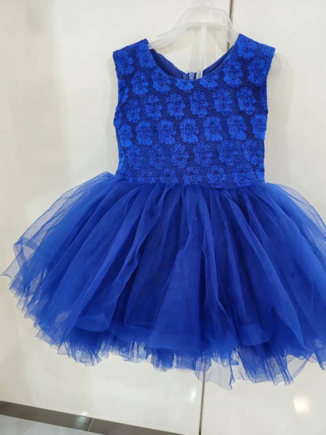 لباس عروس دخترانه آبی کاربنی مناسب ۲ تا ۴ سال|کفش و لباس بچه|خاوران, |دیوار