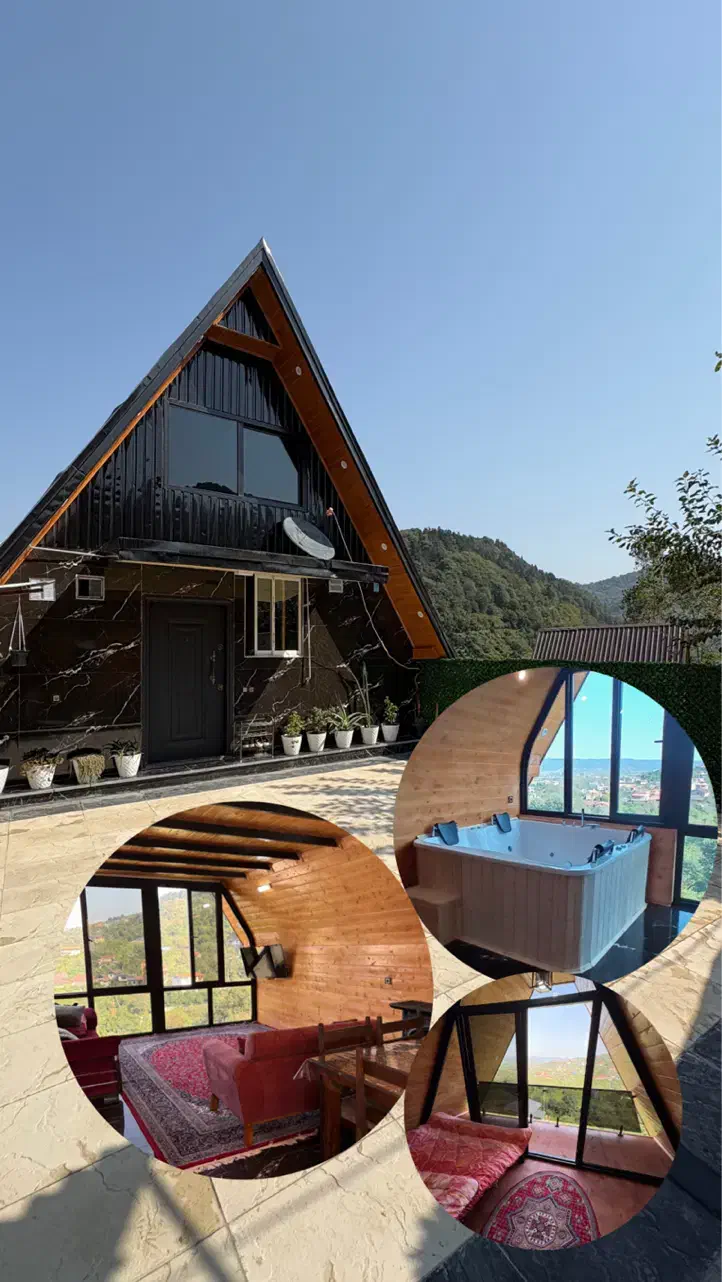 اجاره/کلبه/سوییسی/جنگلی/جکوزیدار|اجارهٔ کوتاه‌مدت ویلا و باغ|شیرگاه, |دیوار