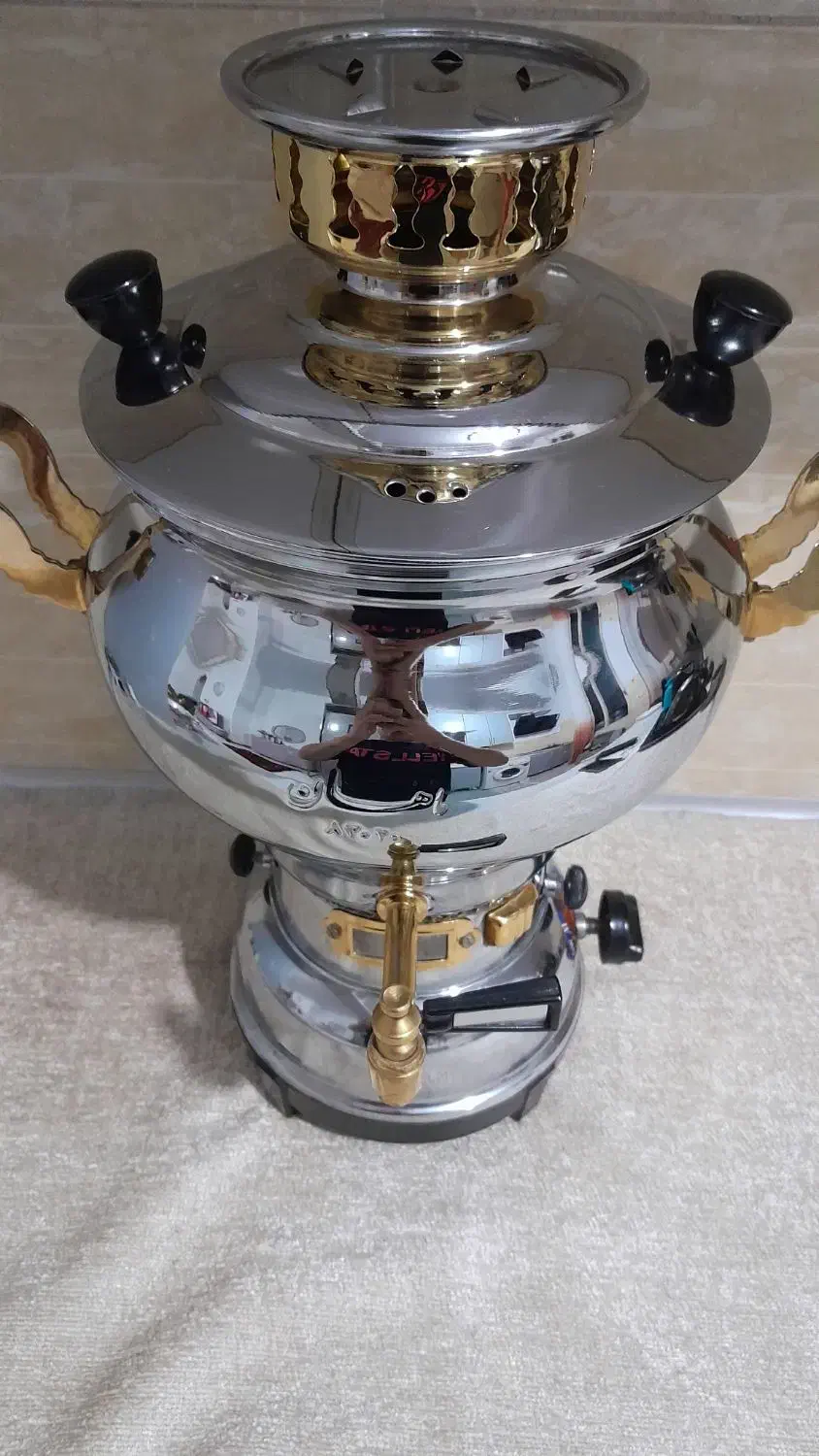 سماور گازی سالم ودر حدنو|سماور، چای‌ساز، قهوه‌ساز|فردوسیه, |دیوار