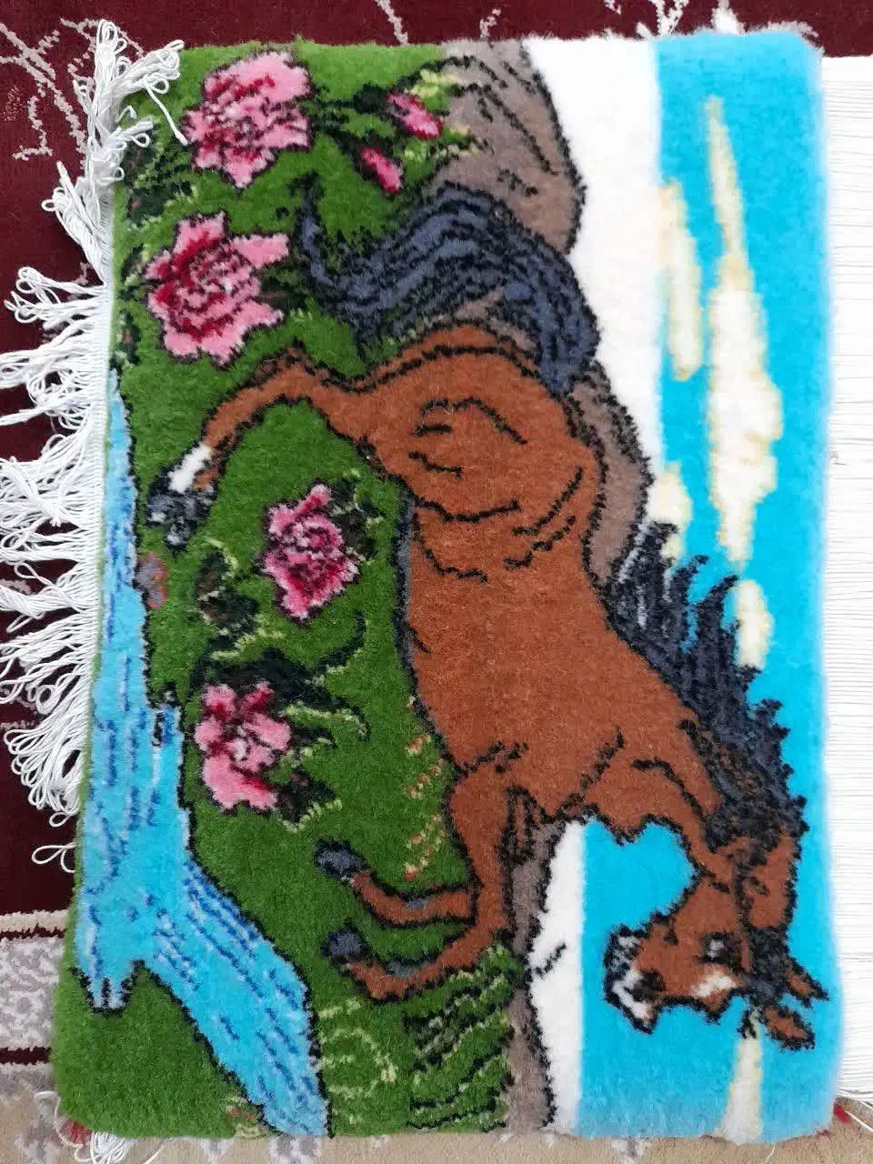 تابلو فرش های دست بافت قیمت پایین|تابلو فرش|پرند, فاز ۶|دیوار