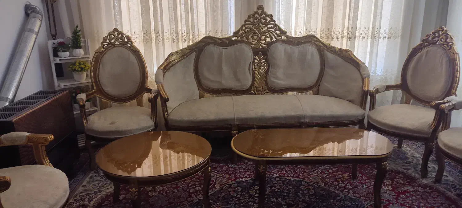 مبلمان سلطنتی|مبلمان خانگی و میز عسلی|اردکان, |دیوار